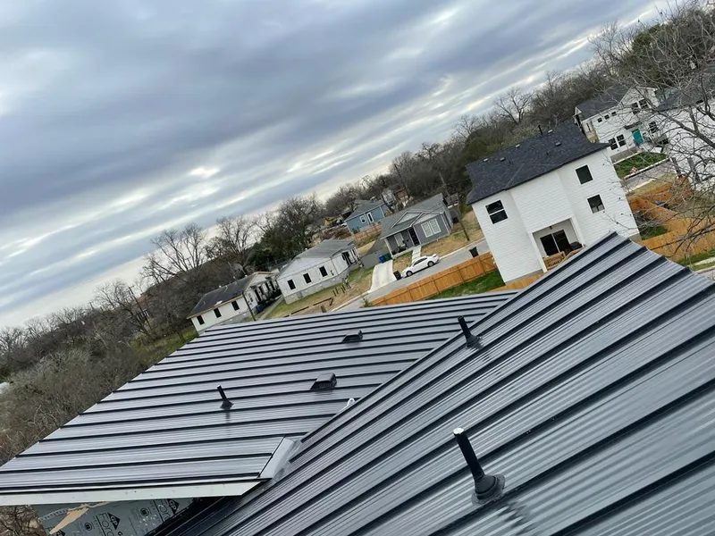 Standing seam metal roof panels with vents for Skylight Repair in Maidencreek